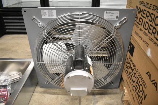 BRAND NEW SCRATCH AND DENT! Canarm 18" 1-Speed Standard Wall Exhaust Fan S18-F1 - 3200 CFM, 1625 RPM, 115V, 1 Phase - Image 1 of 7