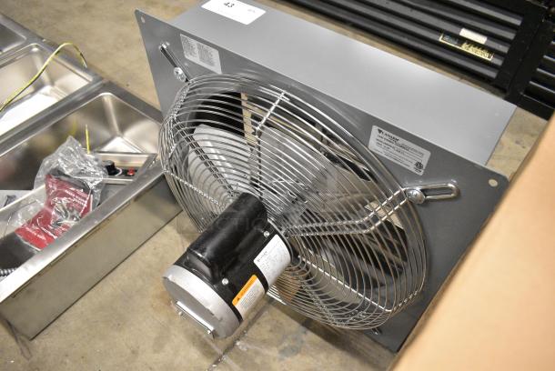 BRAND NEW SCRATCH AND DENT! Canarm 18" 1-Speed Standard Wall Exhaust Fan S18-F1 - 3200 CFM, 1625 RPM, 115V, 1 Phase - Image 3 of 7