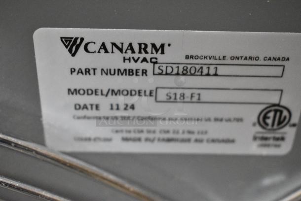 BRAND NEW SCRATCH AND DENT! Canarm 18" 1-Speed Standard Wall Exhaust Fan S18-F1 - 3200 CFM, 1625 RPM, 115V, 1 Phase - Image 7 of 7