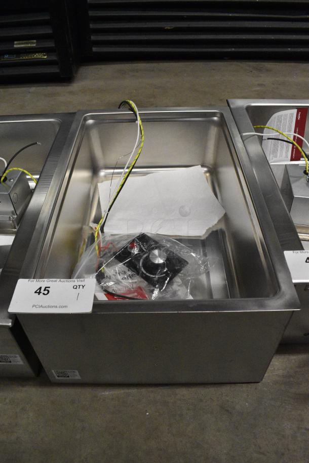 BRAND NEW SCRATCH AND DENT! 2024 Avantco 177BM12RB Bottom Mount Drop-In Full Size Hot Food Well with Round Inside Corners and Drain. 208 Volts, 1 Phase. - Image 1 of 7