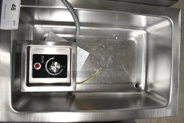BRAND NEW SCRATCH AND DENT! 2024 Avantco 177TM12B Top Mount Drop-In Full Size Hot Food Well with Round Inside Corners and Drain. 208 Volts, 1 Phase. - Image 5 of 7
