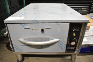 BRAND NEW SCRATCH AND DENT! 2024 ServIt 423WDNFS1 Stainless Steel Commercial Single Narrow Freestanding Drawer Warmer. 120 Volts, 1 Phase. Tested and Working!