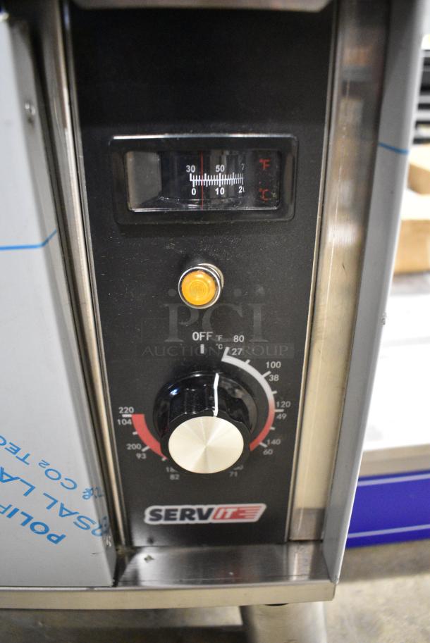 BRAND NEW SCRATCH AND DENT! 2024 ServIt 423WDNFS1 Stainless Steel Commercial Single Narrow Freestanding Drawer Warmer. 120 Volts, 1 Phase. Tested and Working! - Image 4 of 8