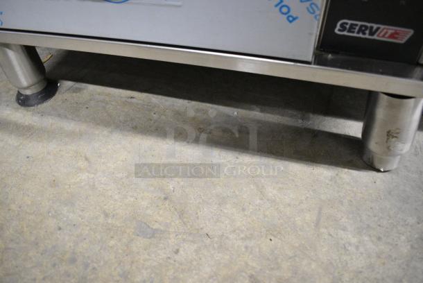 BRAND NEW SCRATCH AND DENT! 2024 ServIt 423WDNFS1 Stainless Steel Commercial Single Narrow Freestanding Drawer Warmer. 120 Volts, 1 Phase. Tested and Working! - Image 5 of 8