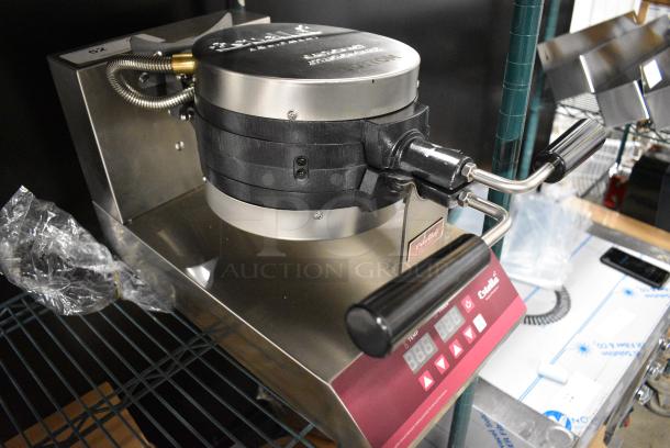 BRAND NEW SCRATCH AND DENT! 2024 Estella 348WSMXS2A Stainless Steel Stacked Waffle Maker. 120 Volts, 1 Phase. Tested and Working! - Image 2 of 10