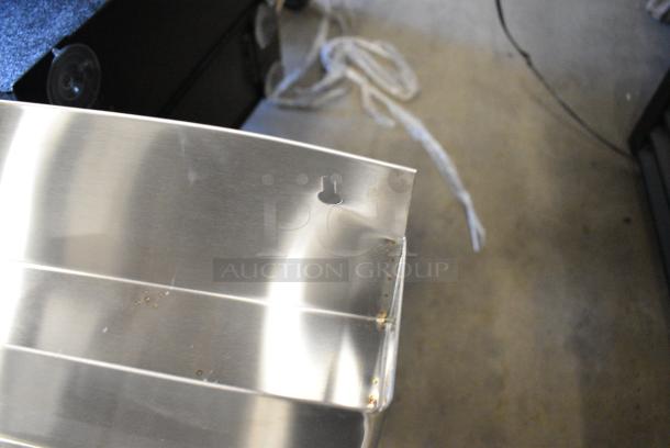 2 BRAND NEW SCRATCH AND DENT! Steelton 712B5536D Stainless Steel Double Tier Speed Rail - 36". 2 Times Your Bid! - Image 4 of 8