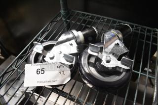 BRAND NEW SCRATCH AND DENT! Lot of 2 Commercial Casters.