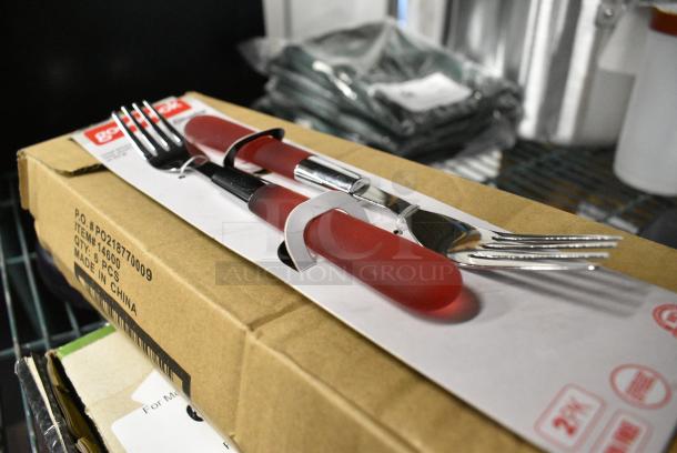 23 Boxes of 6 BRAND NEW SCRATCH AND DENT! Sets of 2 Goodcook 14600 Forks. 23 Times Your Bid! - Image 2 of 7