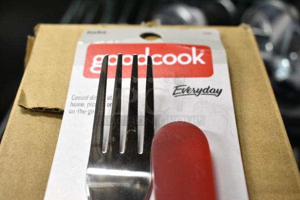 23 Boxes of 6 BRAND NEW SCRATCH AND DENT! Sets of 2 Goodcook 14600 Forks. 23 Times Your Bid! - Image 4 of 7