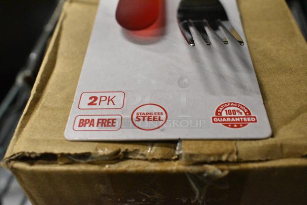 23 Boxes of 6 BRAND NEW SCRATCH AND DENT! Sets of 2 Goodcook 14600 Forks. 23 Times Your Bid! - Image 5 of 7