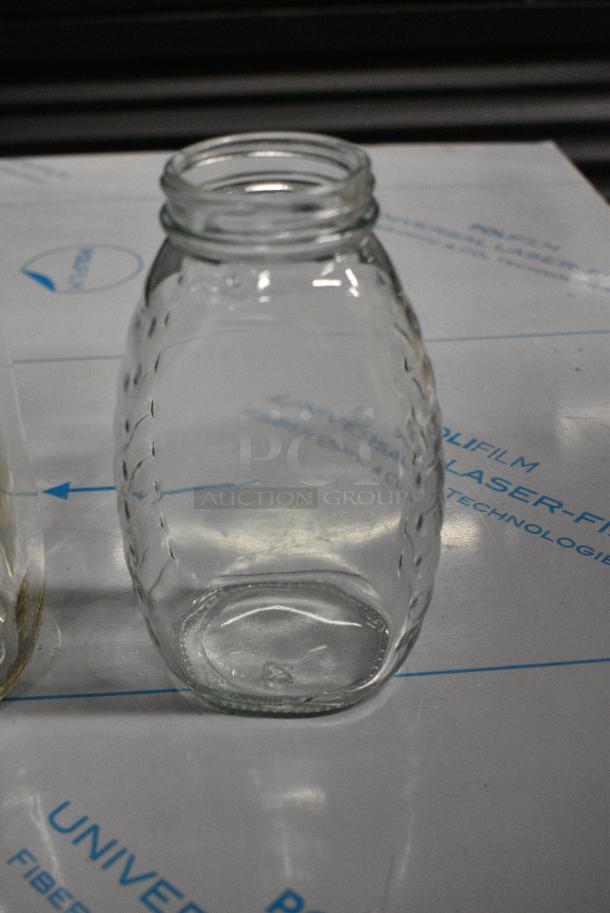 2 BRAND NEW SCRATCH AND DENT! Boxes of Jars Including 500GJHCL16 12 oz. (16 oz. Honey Weight) Classic Queenline Glass Honey Jar - 12/Case and Libbey 92129 33.5 oz. Glass Milk Bottle - 24/Case. 2 Times Your Bid! - Image 2 of 5