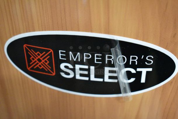 BRAND NEW SCRATCH AND DENT! Emperor's Select 478ESC100W 100 Cup Insulated Sushi Rice Container with Woodgrain Finish - Image 4 of 8