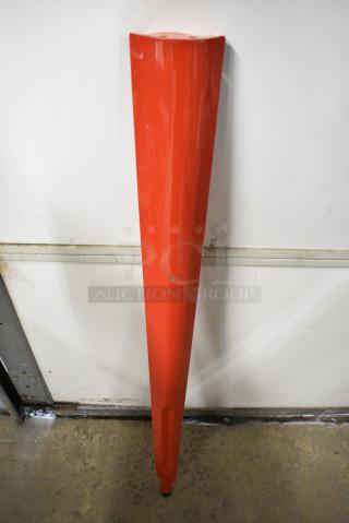 BRAND NEW SCRATCH AND DENT! Lot of 4 Red Metal Table Legs.