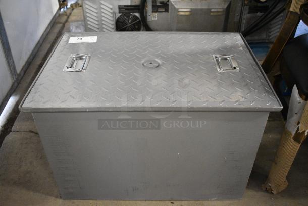 BRAND NEW SCRATCH AND DENT! Regency 600GT25 50 lb. 25 GPM Grease Trap with 3" Non-Threaded Connections - Image 1 of 4