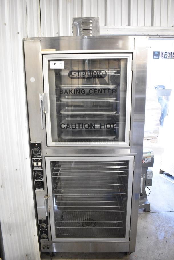 Nu Vu OP-2RFM Stainless Steel Commercial Electric Powered Oven Proofer on Commercial Casters. 120/208 Volts, 3 Phase. - Image 1 of 9