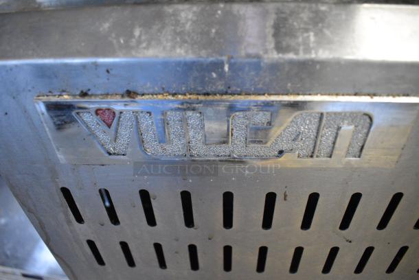 Vulcan Stainless Steel Commercial Natural Gas Powered Flat Top Griddle w/ Cheese Melter. - Image 3 of 9