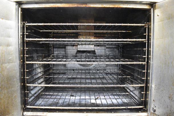 2 Royal Stainless Steel Commercial Natural Gas Powered Full Size Convection Oven w/ View Through Door, Solid Door, Metal Oven Racks and Thermostatic Controls on Commercial Casters. 2 Times Your Bid! - Image 8 of 10