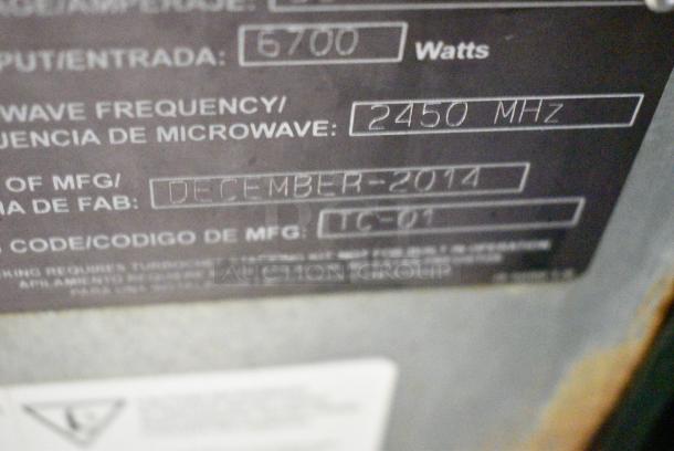 Turbochef Encore 2 Metal Commercial Countertop Electric Powered Rapid Cook Oven. 208/240 Volts, 1 Phase. - Image 8 of 9