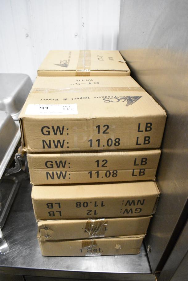 10 BRAND NEW SCRATCH AND DENT! Boxes of 4 KCS Commercial Casters. 10 Times Your Bid! - Image 3 of 5