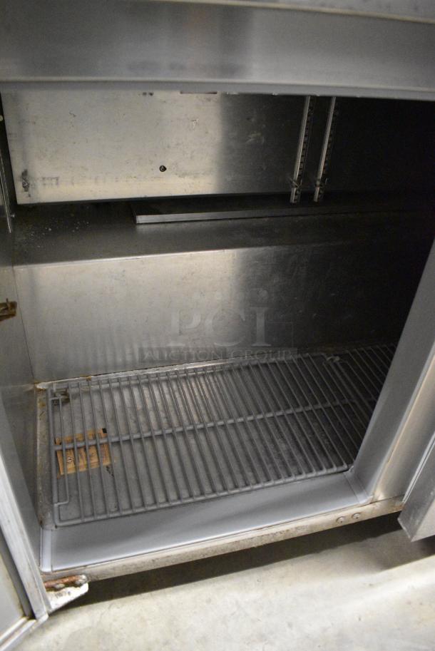 Continental SW72 Stainless Steel Commercial 3 Door Undercounter Cooler on Commercial Casters. 115 Volts, 1 Phase. Tested and Working! - Image 3 of 7