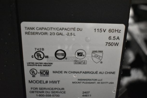 Insinkerator Instant Hot Water Tank. 115 Volts, 1 Phase. - Image 7 of 8