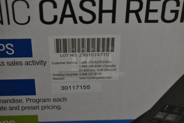BRAND NEW SCRATCH AND DENT! Royal 520DX Countertop Electronic Cash Register. - Image 12 of 12