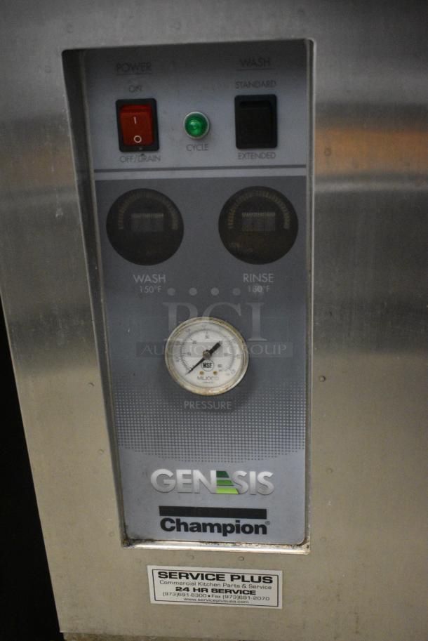 Champion Genesis DH5000 Stainless Steel Commercial Pass Through Dishwasher. 460-480 Volts, 3 Phase. - Image 3 of 8