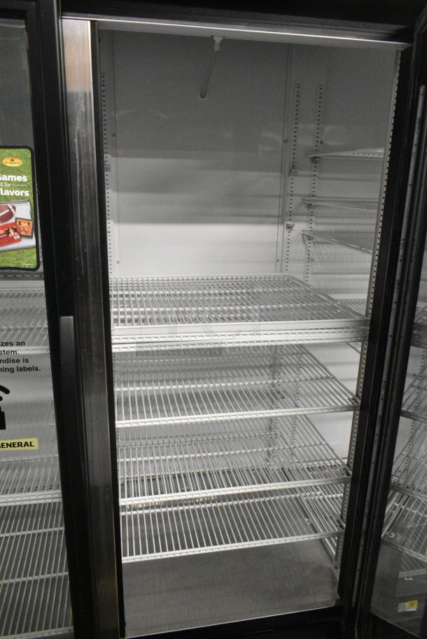 2016 True GDM-72-HC Metal Commercial 3 Door Reach In Cooler Merchandiser w/ Poly Coated Racks. 115 Volts, 1 Phase. Tested and Working! - Image 5 of 7