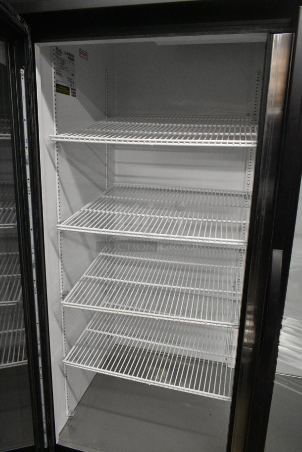2016 True GDM-49-HC Metal Commercial 2 Door Reach In Cooler Merchandiser w/ Poly Coated Racks. 115 Volts, 1 Phase. Tested and Working! - Image 4 of 5
