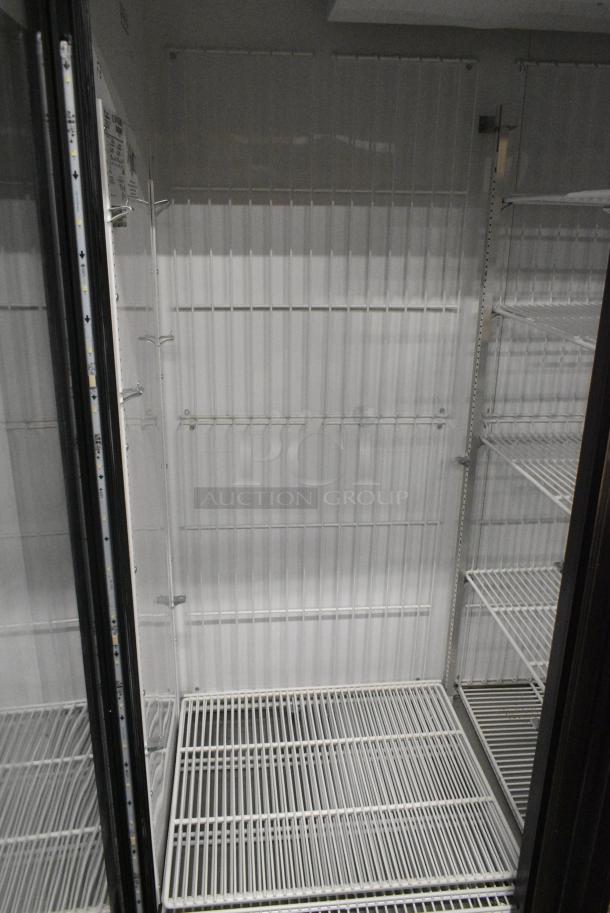 2016 True GDM-72F-HC Metal Commercial 3 Door Reach In Freezer Merchandiser w/ Poly Coated Racks. 115/208-230 Volts, 1 Phase. Tested and Working! - Image 3 of 6
