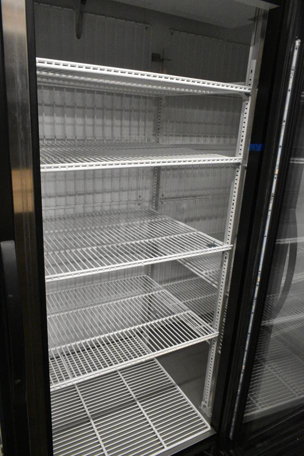 2016 True GDM-72F-HC Metal Commercial 3 Door Reach In Freezer Merchandiser w/ Poly Coated Racks. 115/208-230 Volts, 1 Phase. Tested and Working! - Image 4 of 6