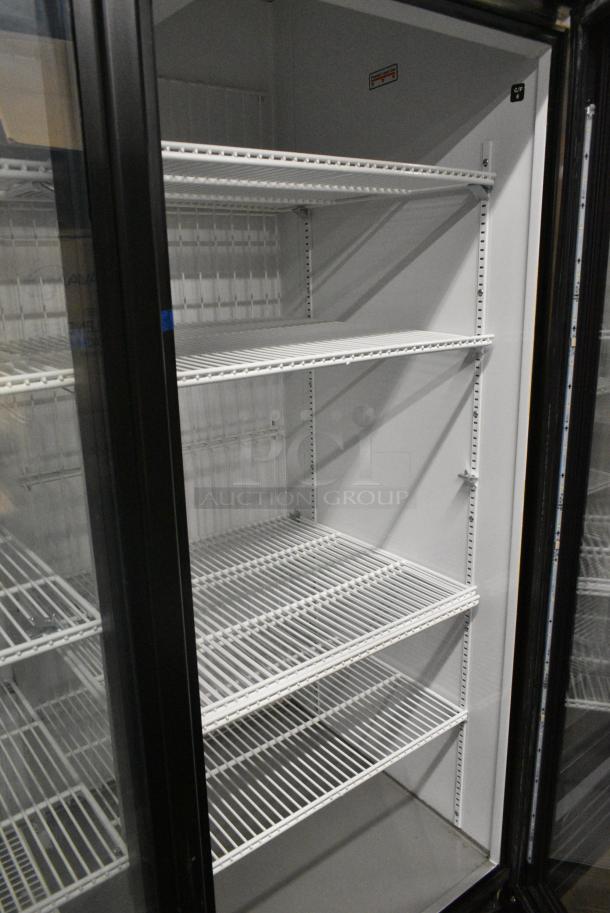 2016 True GDM-72F-HC Metal Commercial 3 Door Reach In Freezer Merchandiser w/ Poly Coated Racks. 115/208-230 Volts, 1 Phase. Tested and Working! - Image 5 of 6