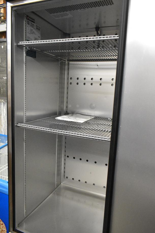2019 True T-23F-HC Stainless Steel Commercial Single Door Reach In Freezer w/ Poly Coated Racks on Commercial Casters. 115 Votst, 1 Phase. Tested and Working! - Image 5 of 6