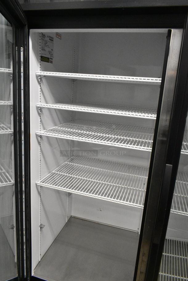 2016 True GDM-72-HC Metal Commercial 3 Door Reach In Cooler Merchandiser w/ Poly Coated Racks. 115 Volts, 1 Phase. Tested and Working! - Image 5 of 6
