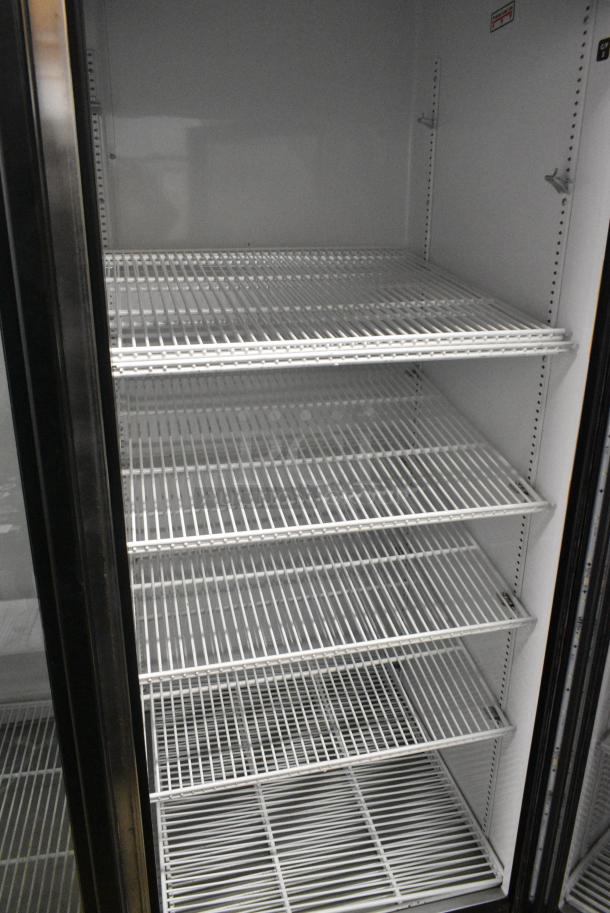 2016 True GDM-72-HC Metal Commercial 3 Door Reach In Cooler Merchandiser w/ Poly Coated Racks. 115 Volts, 1 Phase. Tested and Working! - Image 4 of 7