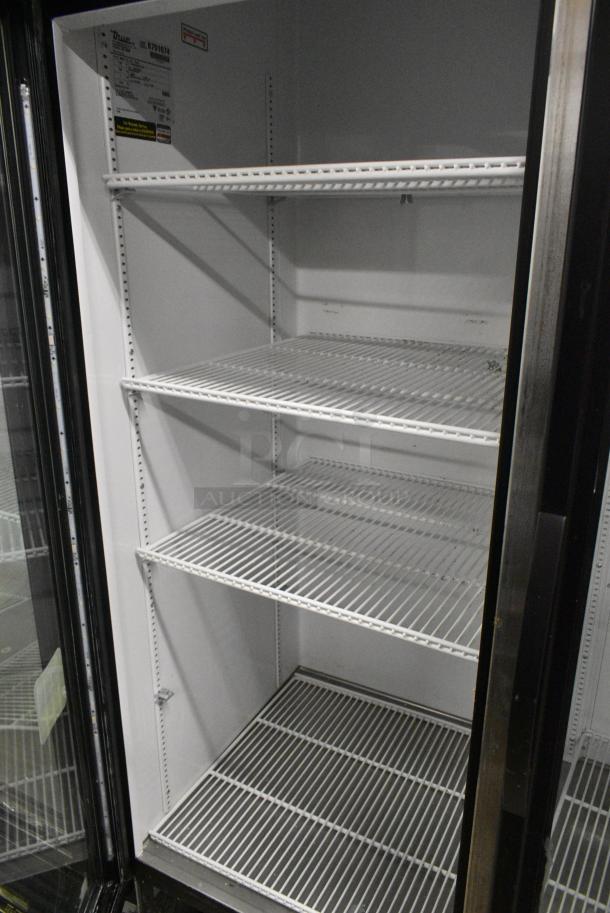 2016 True GDM-72-HC Metal Commercial 3 Door Reach In Cooler Merchandiser w/ Poly Coated Racks. 115 Volts, 1 Phase. Tested and Working! - Image 6 of 7