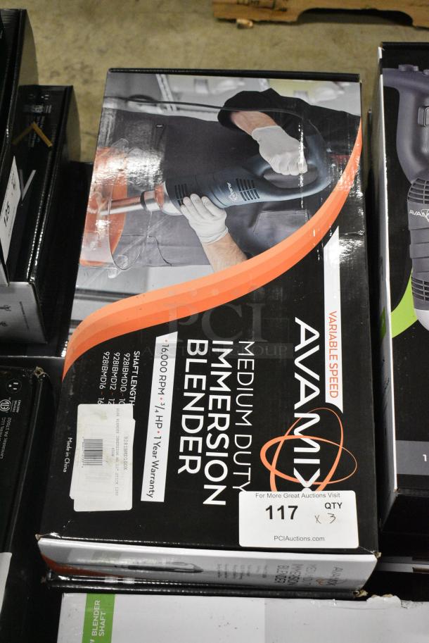 3 BRAND NEW SCRATCH AND DENT! Items Including 928IBMD10DX 10" Medium-Duty Variable Speed Immersion Blender, 2 928IBMD10 10" Medium-Duty Variable Speed Immersion Blender - 3/4 hp. 3 Times Your Bid! - Image 2 of 19