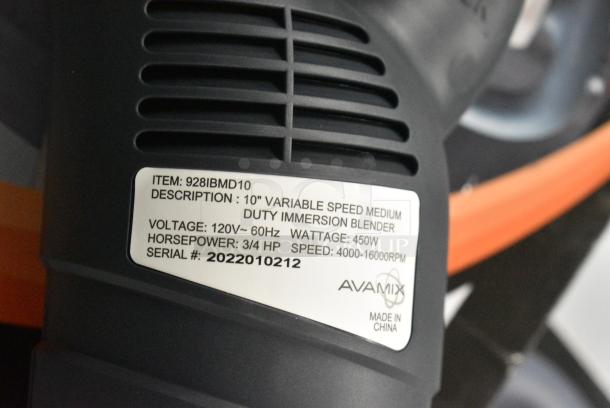 3 BRAND NEW SCRATCH AND DENT! Items Including 928IBMD10DX 10" Medium-Duty Variable Speed Immersion Blender, 2 928IBMD10 10" Medium-Duty Variable Speed Immersion Blender - 3/4 hp. 3 Times Your Bid! - Image 9 of 19