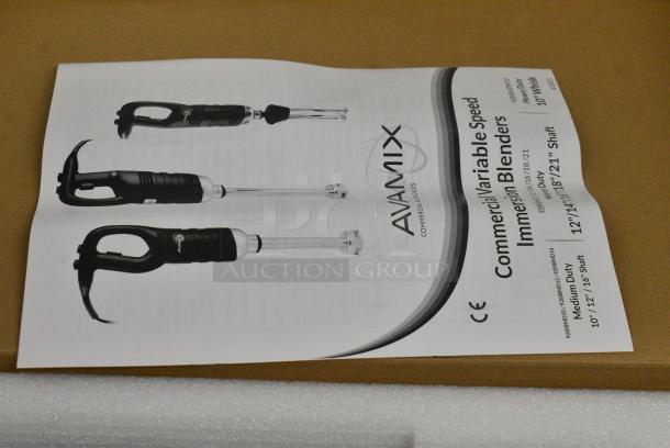 3 BRAND NEW SCRATCH AND DENT! AvaMix 928IBMD10DX 10" Medium-Duty Variable Speed Immersion Blender. 3 Times Your Bid! - Image 8 of 9