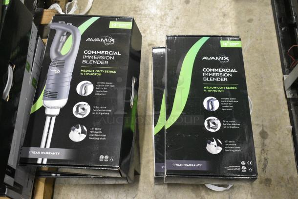 5 BRAND NEW SCRATCH AND DENT! AvaMix 928IBMD12 12" Medium-Duty Variable Speed Immersion Blender - 3/4 hp. 120 Volts, 1 Phase. 5 Times Your Bid! - Image 3 of 19