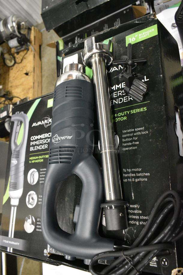 5 BRAND NEW SCRATCH AND DENT! AvaMix 928IBMD16 16" Medium-Duty Variable Speed Immersion Blender - 3/4 hp. 120 Volts, 1 Phase. 5 Times Your Bid! - Image 7 of 19