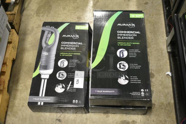 3 BRAND NEW SCRATCH AND DENT! AvaMix 928IBMD12 12" Medium-Duty Variable Speed Immersion Blender - 3/4 hp, AvaMix 928IBMD16 16" Medium-Duty Variable Speed Immersion Blender - 3/4 hp. 120 Volts, 1 Phase. 3 Times Your Bid! - Image 3 of 18