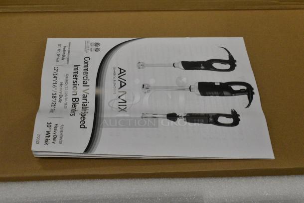 3 BRAND NEW SCRATCH AND DENT! AvaMix 928IBMD12 12" Medium-Duty Variable Speed Immersion Blender - 3/4 hp, AvaMix 928IBMD16 16" Medium-Duty Variable Speed Immersion Blender - 3/4 hp. 120 Volts, 1 Phase. 3 Times Your Bid! - Image 4 of 18