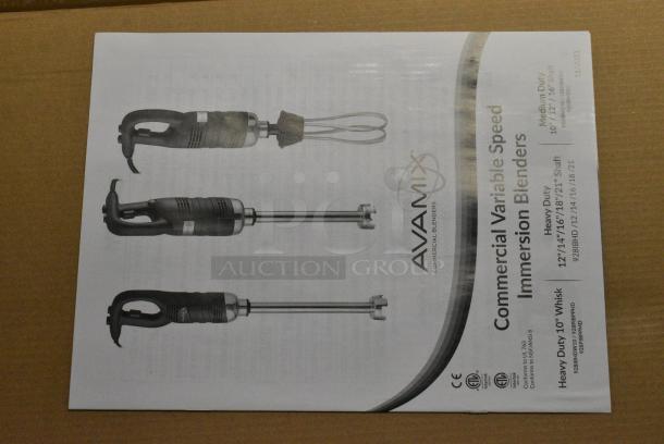 3 BRAND NEW SCRATCH AND DENT! AvaMix 928IBMD16 16" Medium-Duty Variable Speed Immersion Blender - 3/4 hp. 120 Volts, 1 Phase. 3 Times Your Bid! - Image 3 of 9