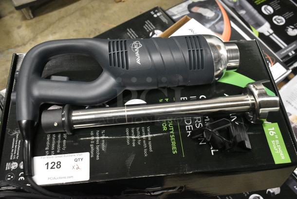 2 BRAND NEW SCRATCH AND DENT! AvaMix 928IBMD16 16" Medium-Duty Variable Speed Immersion Blender - 3/4 hp. 120 Volts, 1 Phase. 2 Times Your Bid! - Image 5 of 9