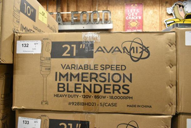 5 BRAND NEW SCRATCH AND DENT! AvaMix 928IBHD21 21" Heavy-Duty Variable Speed Immersion Blender - 1 1/4 hp. 120 Volts, 1 Phase. 5 Times Your Bid! - Image 2 of 10