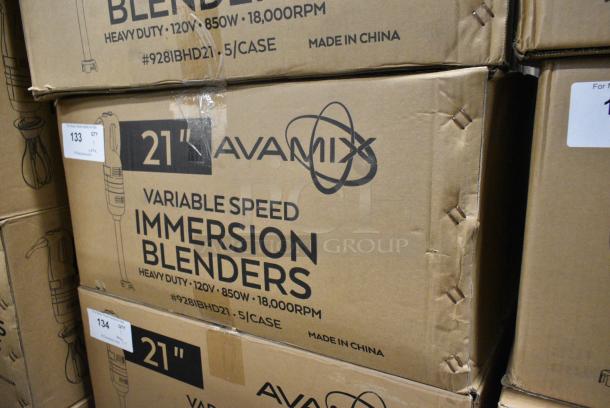 5 BRAND NEW SCRATCH AND DENT! AvaMix 928IBHD21 21" Heavy-Duty Variable Speed Immersion Blender - 1 1/4 hp. 120 Volts, 1 Phase. 5 Times Your Bid! - Image 9 of 10