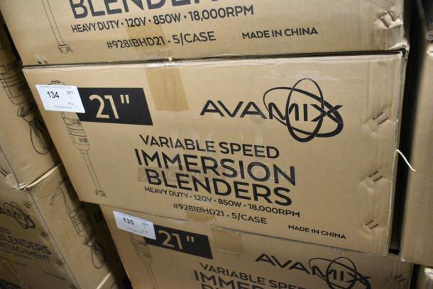 5 BRAND NEW SCRATCH AND DENT! AvaMix 928IBHD21 21" Heavy-Duty Variable Speed Immersion Blender - 1 1/4 hp. 120 Volts, 1 Phase. 5 Times Your Bid! - Image 9 of 10