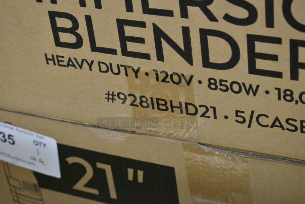 5 BRAND NEW SCRATCH AND DENT! AvaMix 928IBHD21 21" Heavy-Duty Variable Speed Immersion Blender - 1 1/4 hp. 120 Volts, 1 Phase. 5 Times Your Bid! - Image 10 of 10