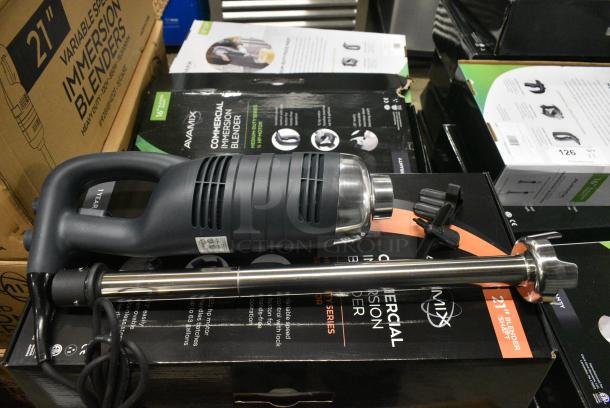 5 BRAND NEW SCRATCH AND DENT! AvaMix 928IBHD21 21" Heavy-Duty Variable Speed Immersion Blender - 1 1/4 hp. 120 Volts, 1 Phase. 5 Times Your Bid! - Image 4 of 10